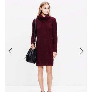 Madewell Relaxed Turtleneck Sweater Dress